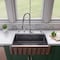 Alfi Brand Black Gloss 33" x 18" Reversible Fluted / Smooth Fireclay Farm Sink AB3318HS-BG - alternate 3